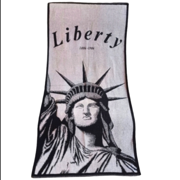 Vintage Springmaid Statue Of Liberty 1886-1986 100% Cotton Terry Towel - Picture 1 of 14